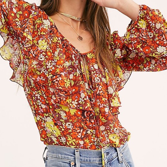 Free People Tops - Free People Say it To Me bodysuit (Large)